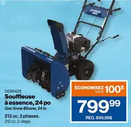 Patrick Morin Gas Snow Blower, 24 in offer