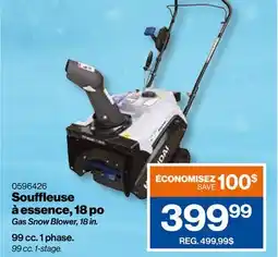 Patrick Morin Gas Snow Blower, 18 in offer