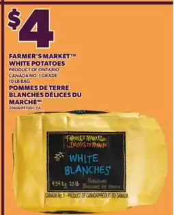 Independent Grocer FARMER'S MARKET WHITE POTATOES, 10 LB BAG offer