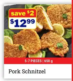 M & M Food Market Pork Schnitzel offer