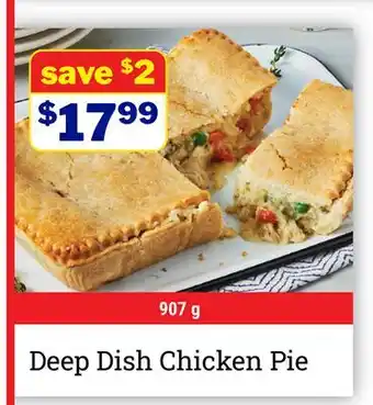M & M Food Market Deep Dish Chicken Pie offer