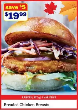M & M Food Market Breaded Chicken Breasts offer