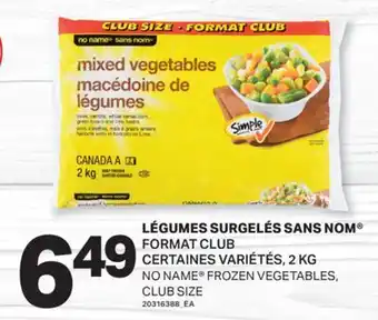 L'Intermarché LÉGUMES SURGELÉS | FROZEN VEGETABLES, 2 KG offer