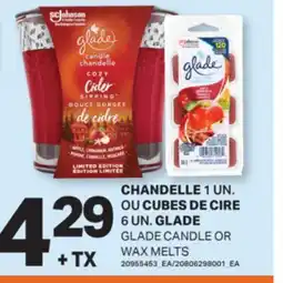 L'Intermarché CHANDELLE 1 UN.OU CUBES DE CIRE 6UN. | CANDLE OR WAX MELTS offer