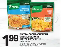 L'Intermarché PLAT D'ACCOMPAGNEMENT SIDEKICKS KNORR | SIDEKICKS SIDE DISH, 120 - 167 G offer