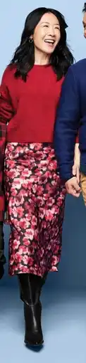 Walmart George crewneck sweater or satin skirt offer