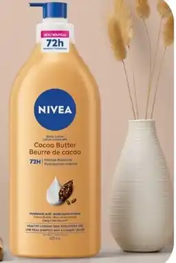 Walmart Nivea cocoa butter body lotion offer