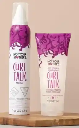 Walmart Not your mother's curl talk gel or mousse offer