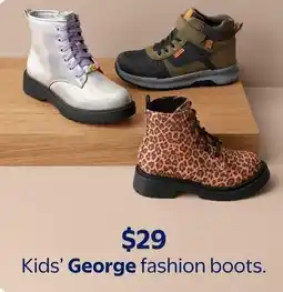 Walmart George kids' fashion boots offer