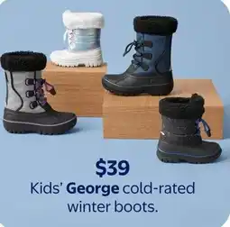 Walmart George kids' cold-rated winter boots offer