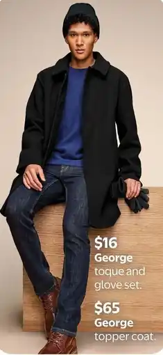 Walmart George toque and glove set offer