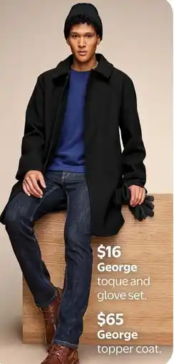 Walmart George topper coat offer