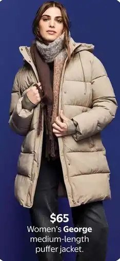 Walmart George women's medium-length offer