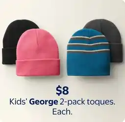 Walmart George kids' toques offer