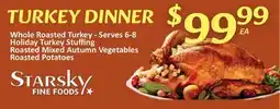 Starsky TURKEY DINNER offer