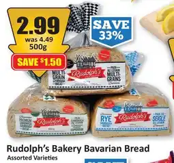 Starsky Rudolph's Bakery Bavarian Bread offer