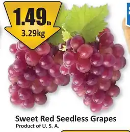 Starsky Sweet Red Seedless Grapes offer