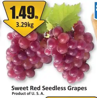Starsky Sweet Red Seedless Grapes offer