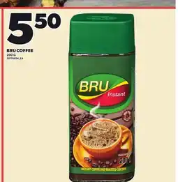 Loblaws BRU COFFEE, 200 G offer