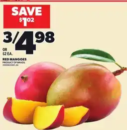 Loblaws RED MANGOES offer