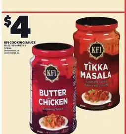 Loblaws KFI COOKING SAUCE offer