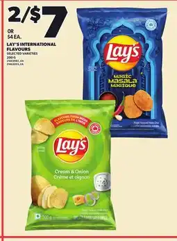 Loblaws LAY'S INTERNATIONAL FLAVOURS, 200 G offer