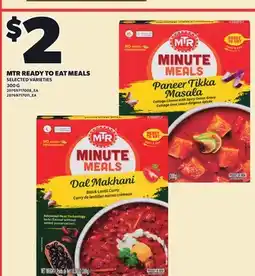 Loblaws MTR READY TO EAT MEALS, 300 G offer