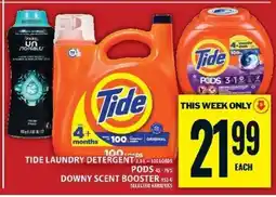 Food Basics Tide Laundry Detergent, Pods, Downy Scent Booster offer