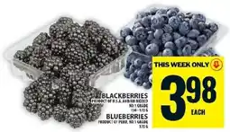 Food Basics Blackberries and Blueberries offer