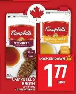 Food Basics CAMPBELL’S BROTH offer