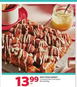 Rexall M&M FOOD MARKET Cinnamon Bun Pull-Apart Bread offer