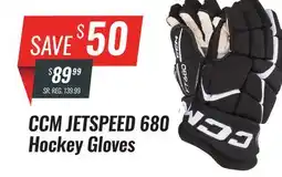 Hockey Life CCM JETSPEED 680 SENIOR HOCKEY GLOVES offer