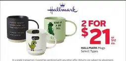 Rexall HALLMARK Mugs offer