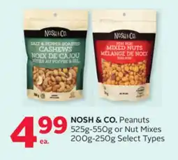 Rexall NOSH & CO. Peanuts 525g-550g or Nut Mixes 200g-250g offer