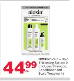 Rexall NIOXIN Scalp + Hair Thickening System 2 offer