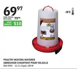 BMR POULTRY HEATING WATERER offer
