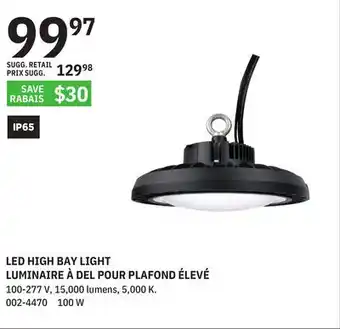 BMR LED HIGH BAY LIGHT offer