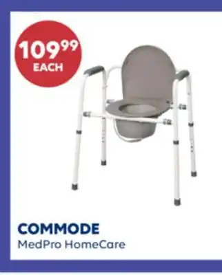 Wellwise by Shoppers COMMODE MedPro HomeCare offer