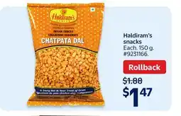 Walmart Haldiram's snacks offer