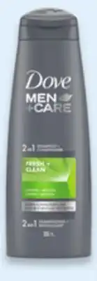 Walmart Dove Men+Care body wash 355 mL or Dove styling products offer
