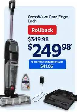 Walmart CrossWave Omni/Edge offer