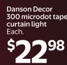 Walmart Danson Decor 300 microdot tape curtain light offer