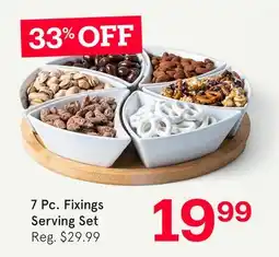 Kitchen Stuff Plus 7 Pc. Fixings Serving Set offer