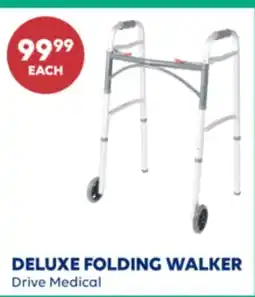 Wellwise by Shoppers DELUXE FOLDING WALKER Drive Medical offer