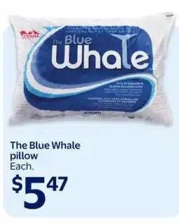 Walmart The Blue Whale pillow offer