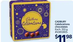 Walmart CADBURY Celebrations chocolates offer