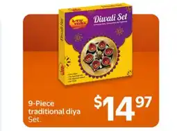 Walmart 9-Piece traditional diya offer
