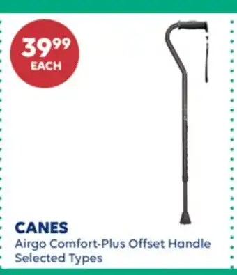 Wellwise by Shoppers CANES Airgo Comfort-Plus Offset Handle offer
