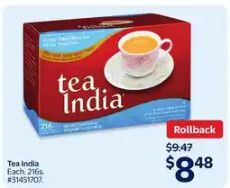 Walmart Tea India offer