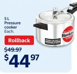 Walmart 5L Pressure Cooker offer